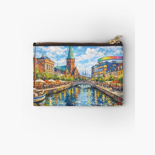 Item preview, A painting of Aarhus, Denmark – A Beautiful City in Europe. designed and sold by GalleryKauffeld.