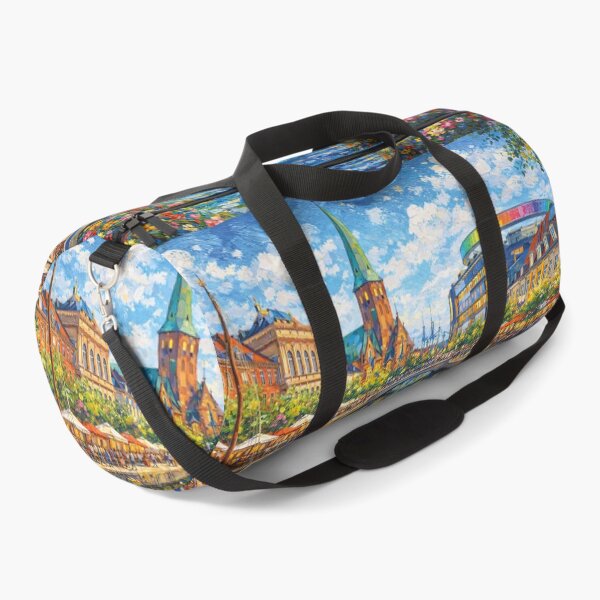 Item preview, A painting of Aarhus, Denmark – A Beautiful City in Europe. designed and sold by GalleryKauffeld.