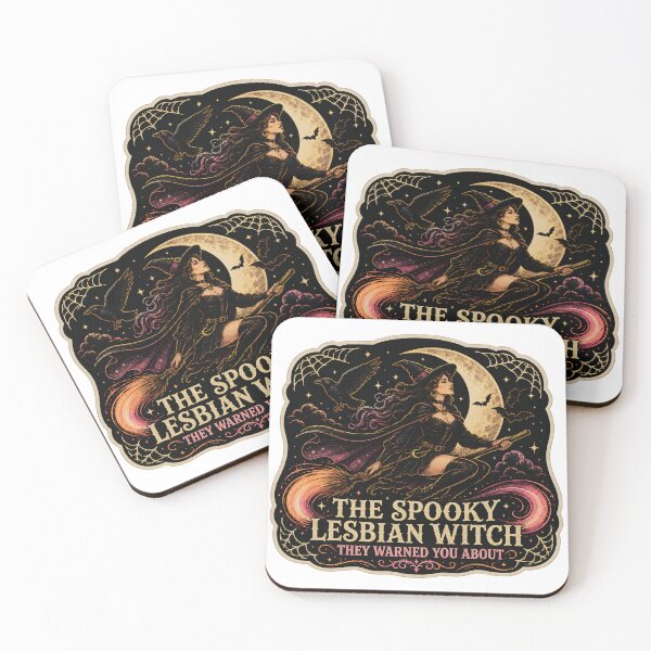 Item preview, Spooky Lesbian - Witchy Pride Flag Colors designed and sold by Travelslightly.