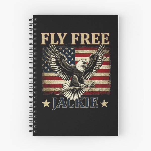 Item preview, Fly Free Jackie American Patriot Bald Eagle Personalized designed and sold by CharlieConon.