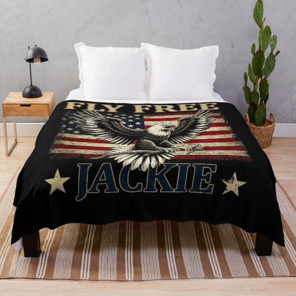 Item preview, Fly Free Jackie American Patriot Bald Eagle Personalized designed and sold by CharlieConon.
