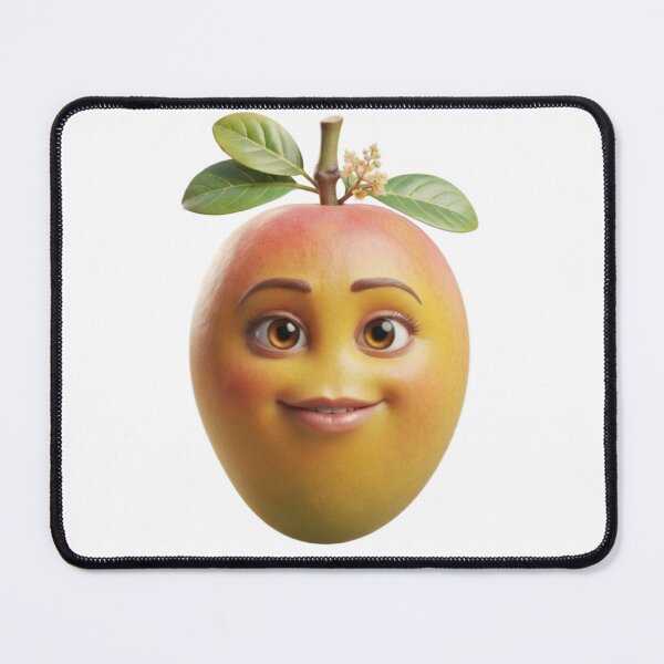 Item preview, Cute Happy Mango 3D Character Tee designed and sold by TripleVertex-1.