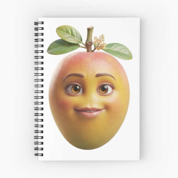 Item preview, Cute Happy Mango 3D Character Tee designed and sold by TripleVertex-1.