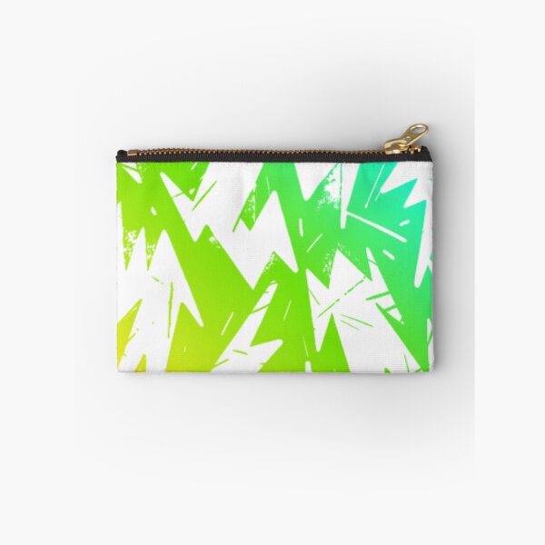 Item preview, THE ABSTRACT Neon Green Yellow Blue Graffiti Lightning Pattern designed and sold by YOFANTZ!.