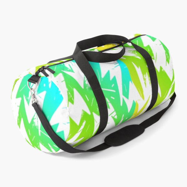 Item preview, THE ABSTRACT Neon Green Yellow Blue Graffiti Lightning Pattern designed and sold by YOFANTZ!.