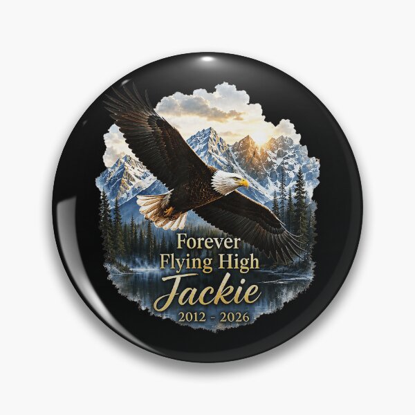 Item preview, Forever Flying High Jackie 2012 - 2026 Memorial Remembrance Loved One Tribute designed and sold by CharlieConon.