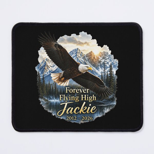 Item preview, Forever Flying High Jackie 2012 - 2026 Memorial Remembrance Loved One Tribute designed and sold by CharlieConon.