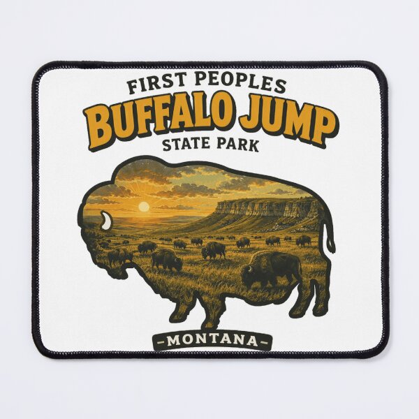 Item preview, Buffalo Jump Montana designed and sold by devonclemon.