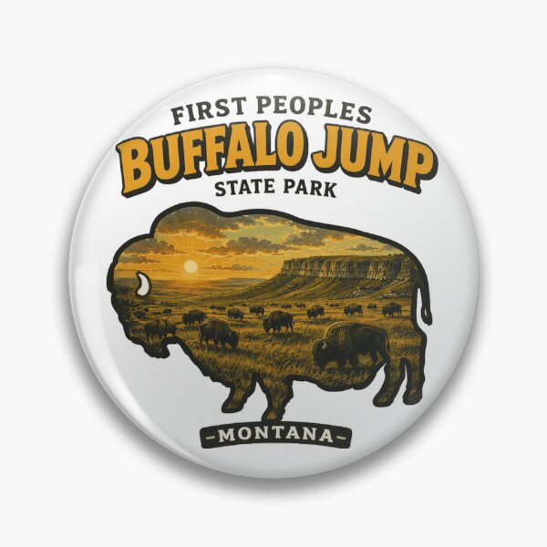 Item preview, Buffalo Jump Montana designed and sold by devonclemon.