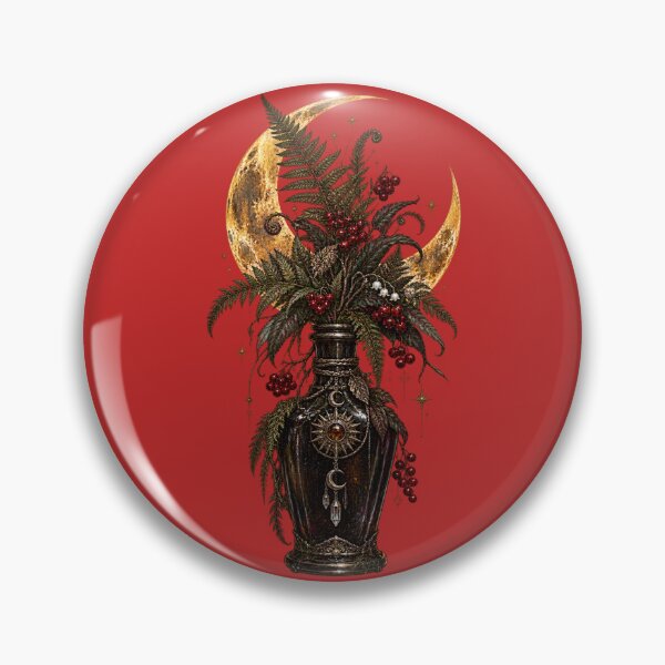 Item preview, Protection Spell Apothecary Bottle with Golden Crescent Moon – Witchcore Occult Art designed and sold by Anyshca.