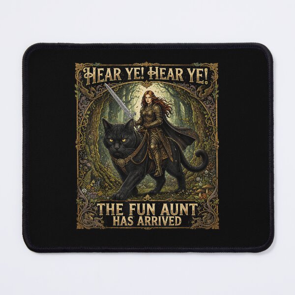 Item preview, Hear Ye Hear Ye The Fun Aunt Has Arrived Funny Cat Aunt designed and sold by ostenlee.
