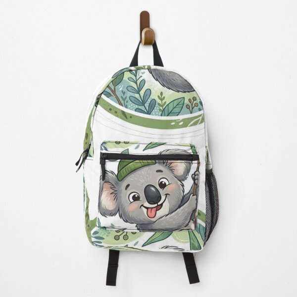 Item preview, Cute Whimsical Koala on Eucalyptus Tree Illustration designed and sold by DNBY.