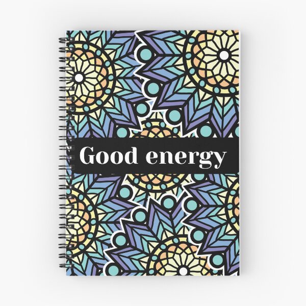 Item preview, Good Energy Mandala Pattern Spiritual Quote Aesthetic designed and sold by NikBrin Prevail .