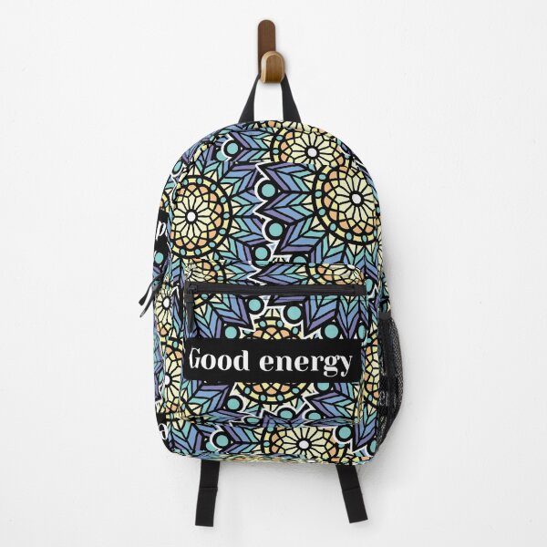 Item preview, Good Energy Mandala Pattern Spiritual Quote Aesthetic designed and sold by NikBrin Prevail .