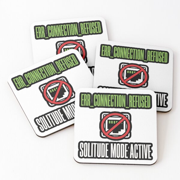 Item preview, Developer Connection Refused Solitude Coder Gift designed and sold by Ixnor.