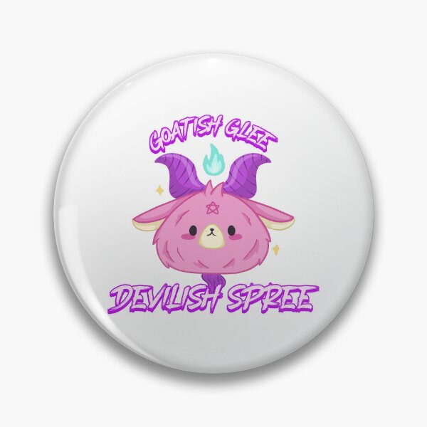 Item preview, Goatish Glee Devilish Spree Pastel Goth Baphomet Cute Goat designed and sold by chatzous.