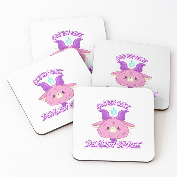 Item preview, Goatish Glee Devilish Spree Pastel Goth Baphomet Cute Goat designed and sold by chatzous.