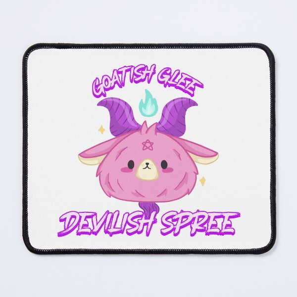 Item preview, Goatish Glee Devilish Spree Pastel Goth Baphomet Cute Goat designed and sold by chatzous.