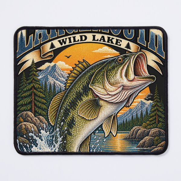 Item preview, Largemouth Bass Wild Lake designed and sold by KrungiT Design .