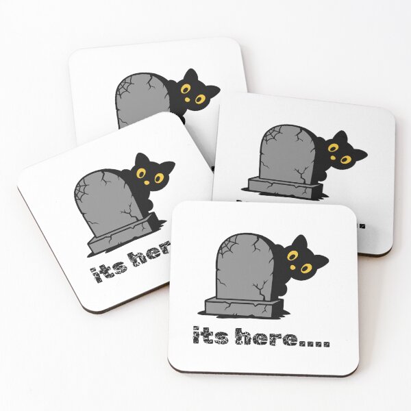 Item preview, Its here Spooky Black Cat Halloween designed and sold by StudioBhavna.