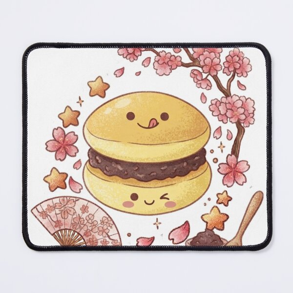 Item preview, Happy Fluffy Dorayaki - Cute Kawaii Japanese Pancake Sweet with Sakura designed and sold by 0Zetgest.
