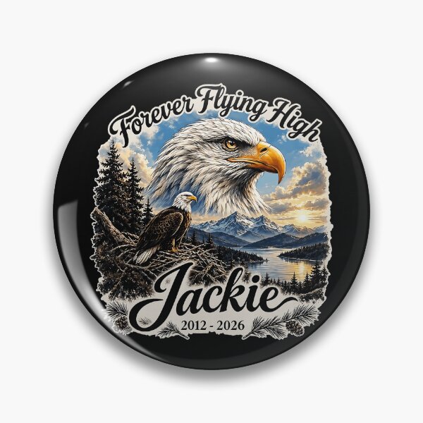Item preview, Forever Flying High Jackie 2012 - 2026 Memorial Remembrance Loved One Tribute designed and sold by CharlieConon.