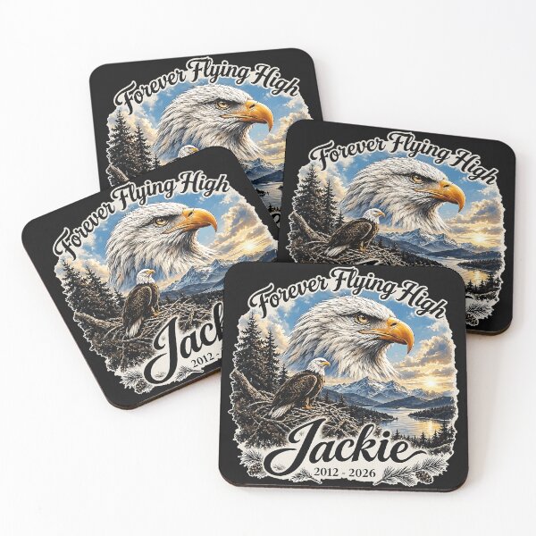 Item preview, Forever Flying High Jackie 2012 - 2026 Memorial Remembrance Loved One Tribute designed and sold by CharlieConon.