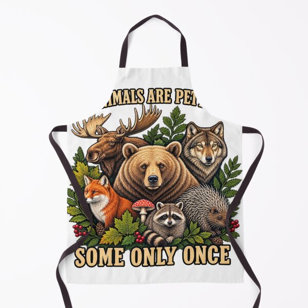 Item preview, All Animals are Pettable Some Only Once Vintage Retro Nature Animal Design designed and sold by Leenodz.