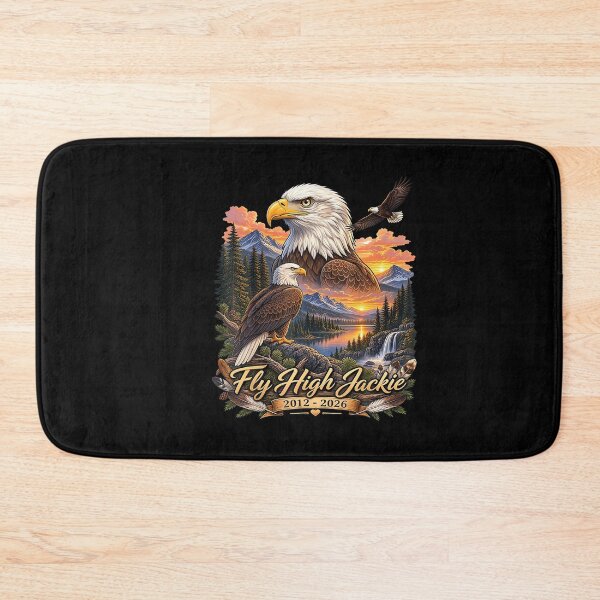 Item preview, Fly Free Jackie Big Bear Bald Eagle Memorial Tribute designed and sold by stershopepie.