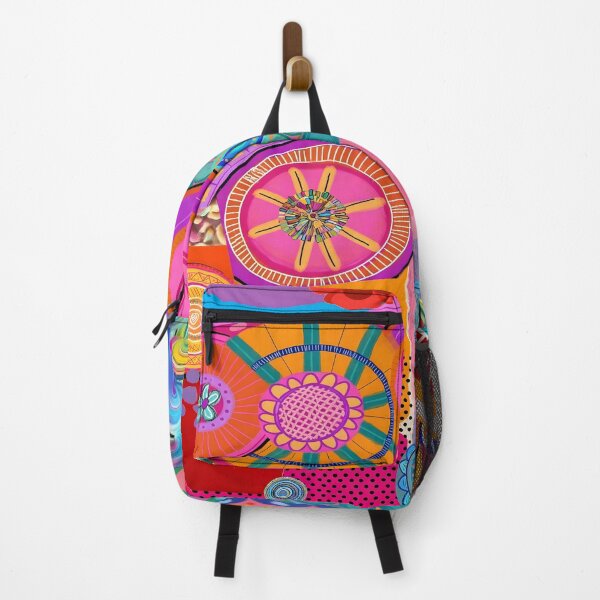 Item preview, Folk Mandala - Orange Pink Turquoise Seamless designed and sold by Ela Art Space .