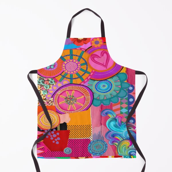Item preview, Folk Mandala - Orange Pink Turquoise Seamless designed and sold by Ela Art Space .