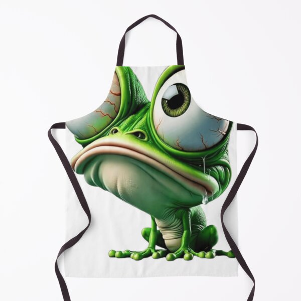 Item preview, Funny Stressed Frog Big Eyes Cartoon Mem designed and sold by ArhaanFashions.