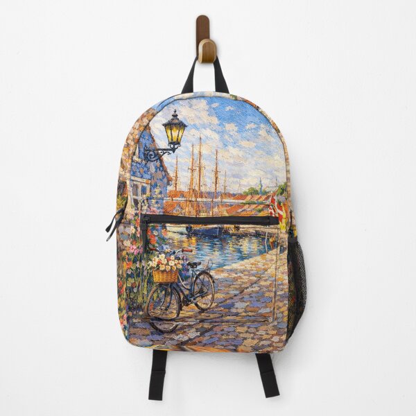 Item preview, A painting of Aeroskobing, Denmark – A Beautiful village in Europe. designed and sold by GalleryKauffeld.