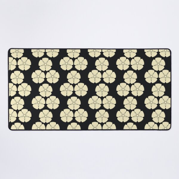 Item preview, Oriental Vintage Pale Yellow Akizuki Clan Japanese Kamon Crest Mon designed and sold by Digital Homestead.