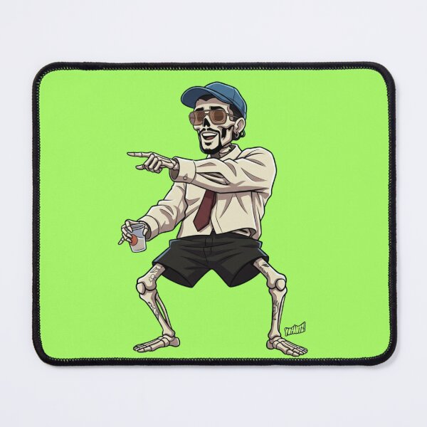 Item preview, Bad Bunny Skeleton – Reggaeton Lovers designed and sold by YOFANTZ!.
