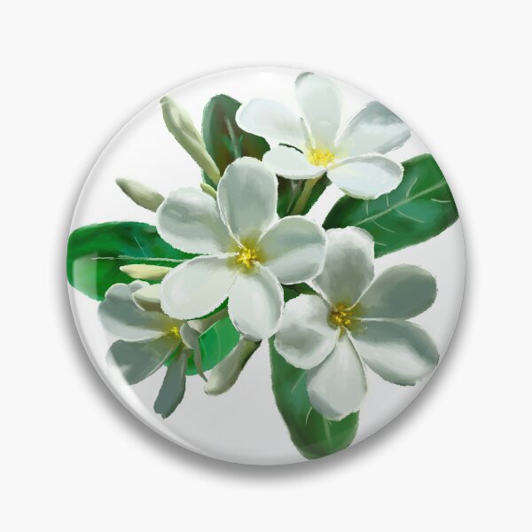 Item preview, Beauty of White Frangipani Flower Art designed and sold by maulaniism.