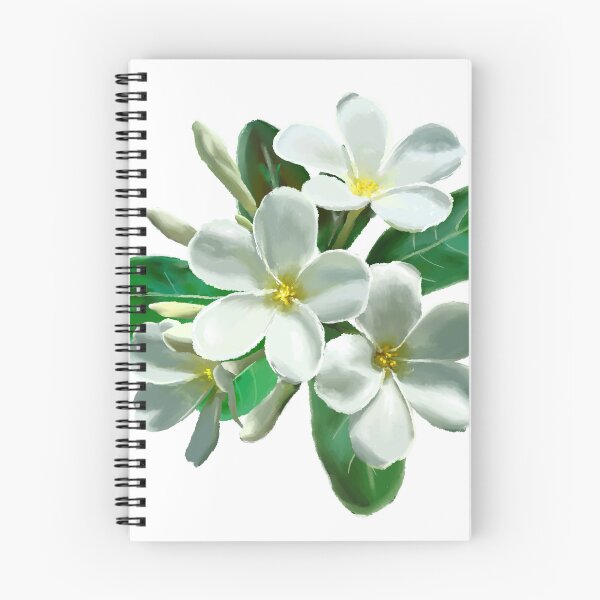 Item preview, Beauty of White Frangipani Flower Art designed and sold by maulaniism.