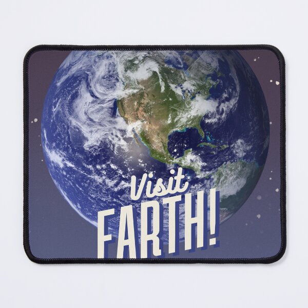 Item preview, 'Visit Earth!' - Retro Space Poster designed and sold by InanimateArt.