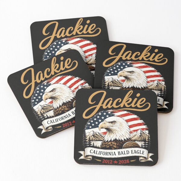 Item preview, Jackie California Bald Eagle 2012 2026 Remembrance Memorial Patriot designed and sold by CharlieConon.