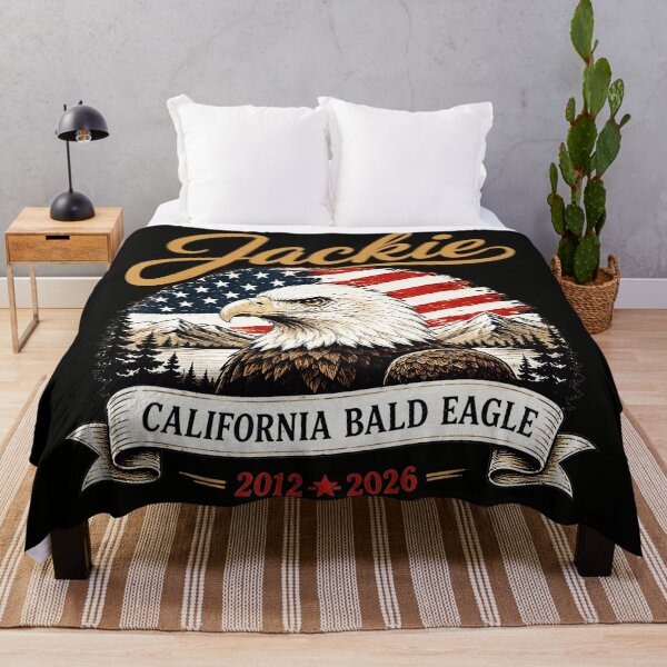 Item preview, Jackie California Bald Eagle 2012 2026 Remembrance Memorial Patriot designed and sold by CharlieConon.