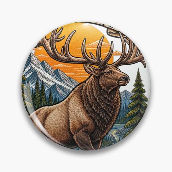Item preview, Bull Elk Wild Frontier designed and sold by KrungiT Design .