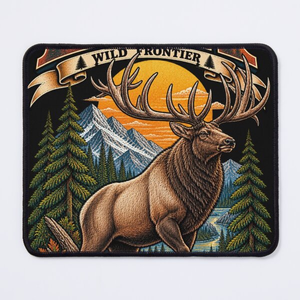 Item preview, Bull Elk Wild Frontier designed and sold by KrungiT Design .