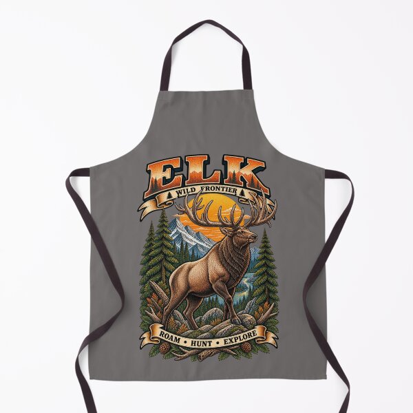 Item preview, Bull Elk Wild Frontier designed and sold by KrungiT Design .