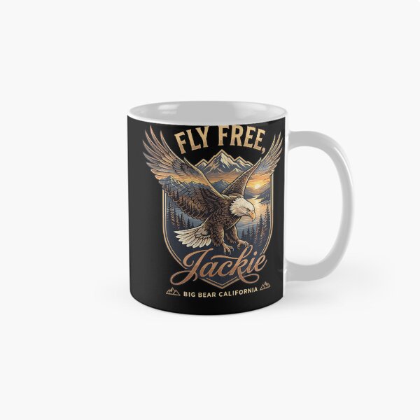 Item preview, Fly Free Jackie Big Bear Bald Eagle Memorial Tribute designed and sold by stershopepie.
