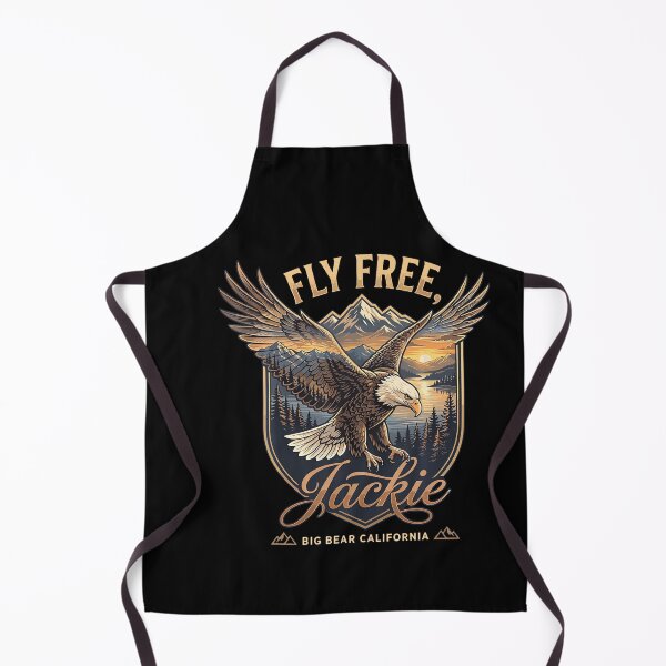 Item preview, Fly Free Jackie Big Bear Bald Eagle Memorial Tribute designed and sold by stershopepie.