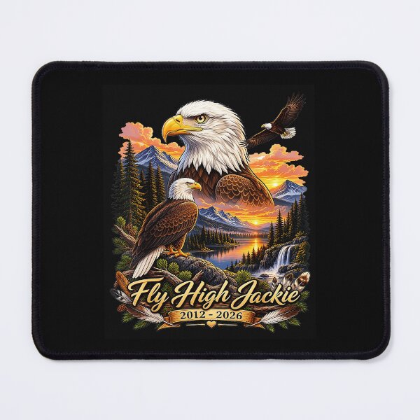 Item preview, Fly High Jackie 2012 - 2026 Eagle Memorial Remembrance Tribute designed and sold by CharlieConon.