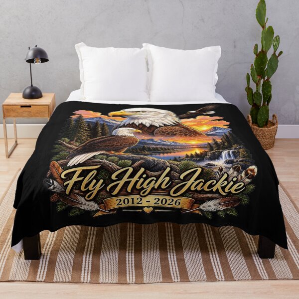 Item preview, Fly High Jackie 2012 - 2026 Eagle Memorial Remembrance Tribute designed and sold by CharlieConon.