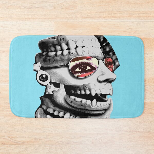 Item preview, Stacked Teeth Head With Runes designed and sold by weirdove.