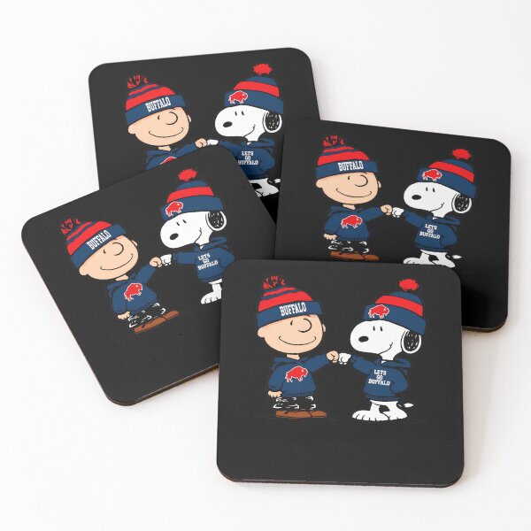 Item preview, Charlie Brown Snoopy Fist Bump Buffaloo Bills designed and sold by fizzstocmathepa.