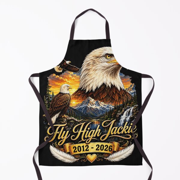 Item preview, Fly High Jackie 2012 - 2026 In Loving Memory Eagle Remembrance Loved One Memorial designed and sold by CharlieConon.